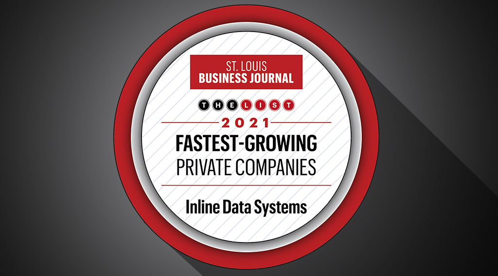 2021 Fastest-Growing Private Companies Badge from the Saint Louis Business Journal.