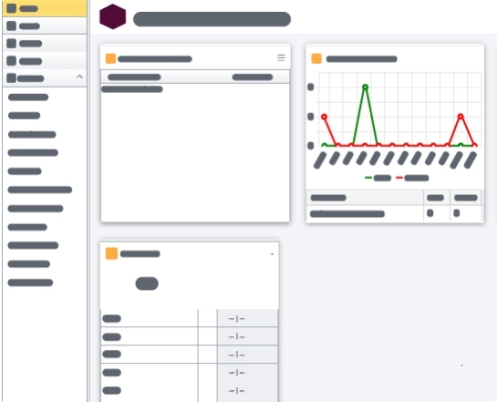 homepage admin graphic with charts